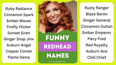 nicknames for redhead